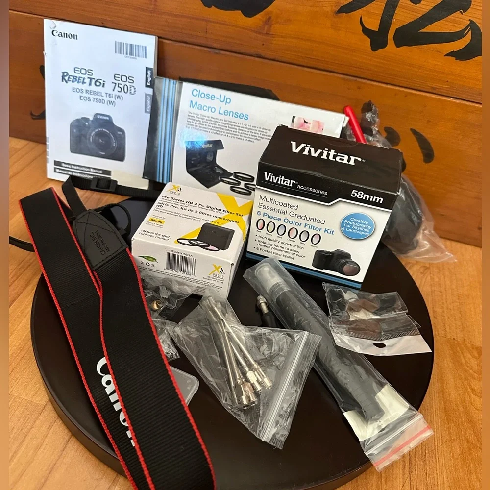 Canon rebel t6i accessories